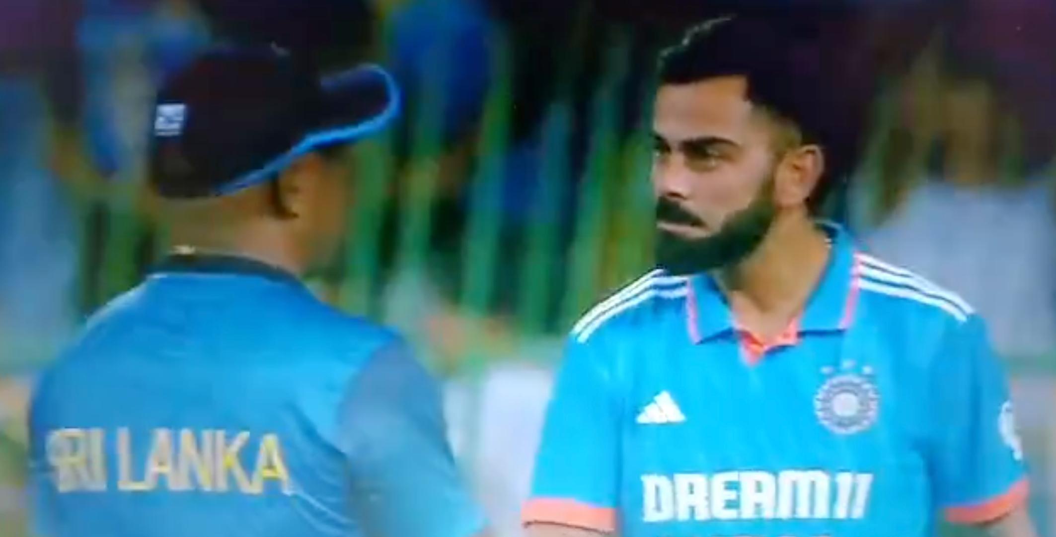 Kohli with Jayasuriya [x]
